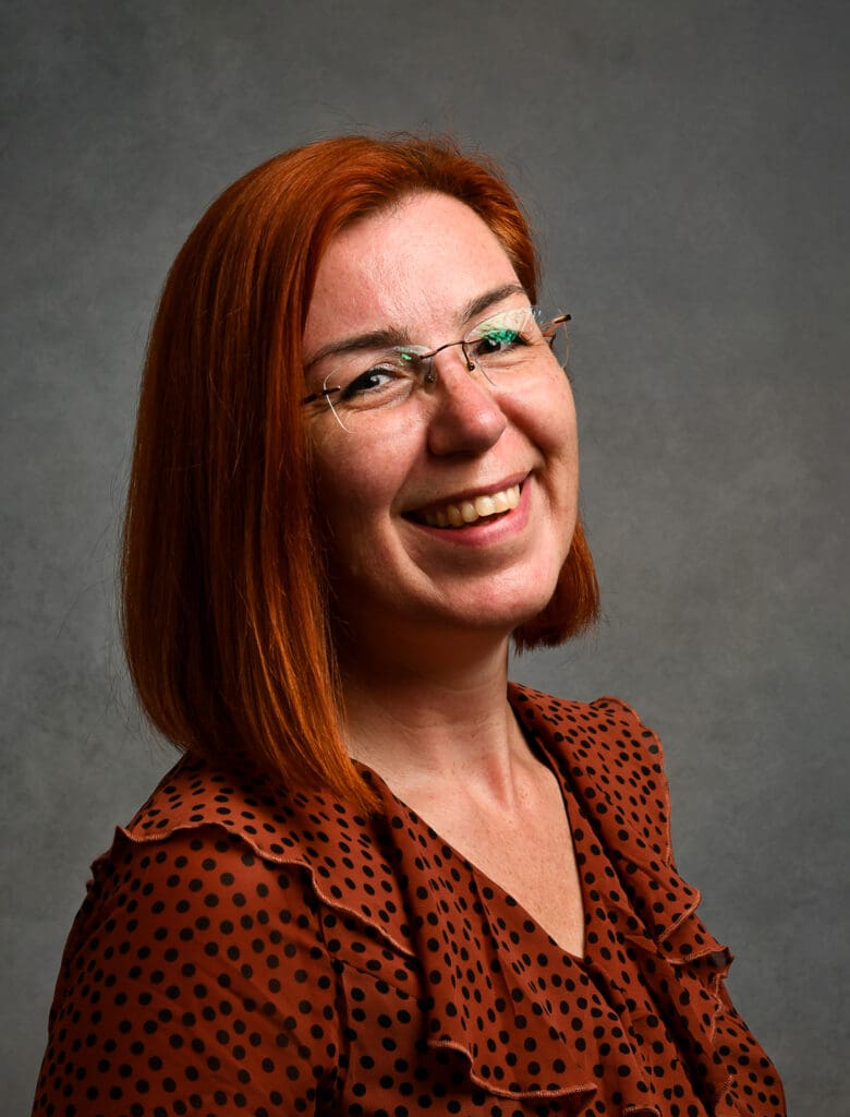 Corporate Headshot Magfalena Korytkowska Fundraising Manager of the NHS Trust. 